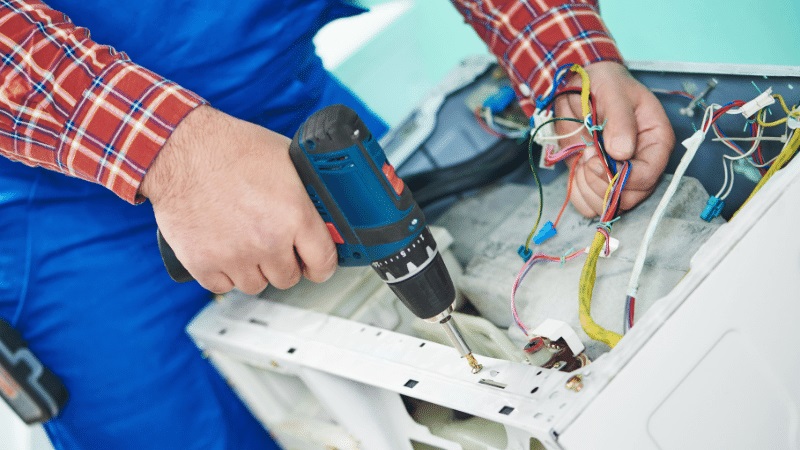 Turgutlu Viessmann Viessmann çamaşır makinesi kart tamiri – Su almama arızası orijinal parça ile giderildi. - Teknik servis örneği